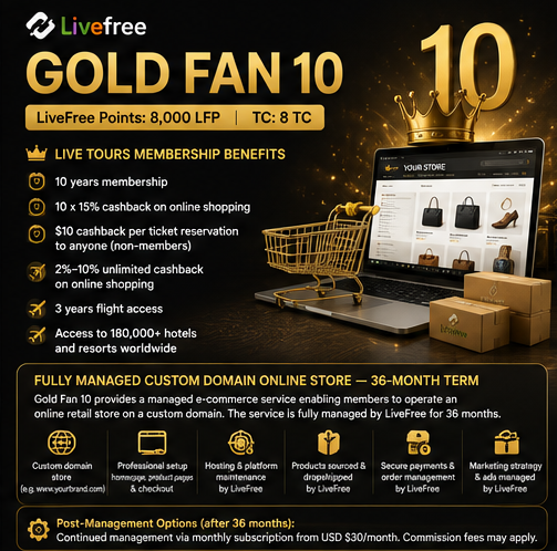 Gold Fan 10 (International)